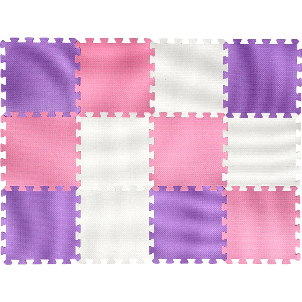 Easy Playhouse 12 Soft Foam Floor Tiles, Interlocking Mat in Multicolored at Nordstrom | Nordstrom