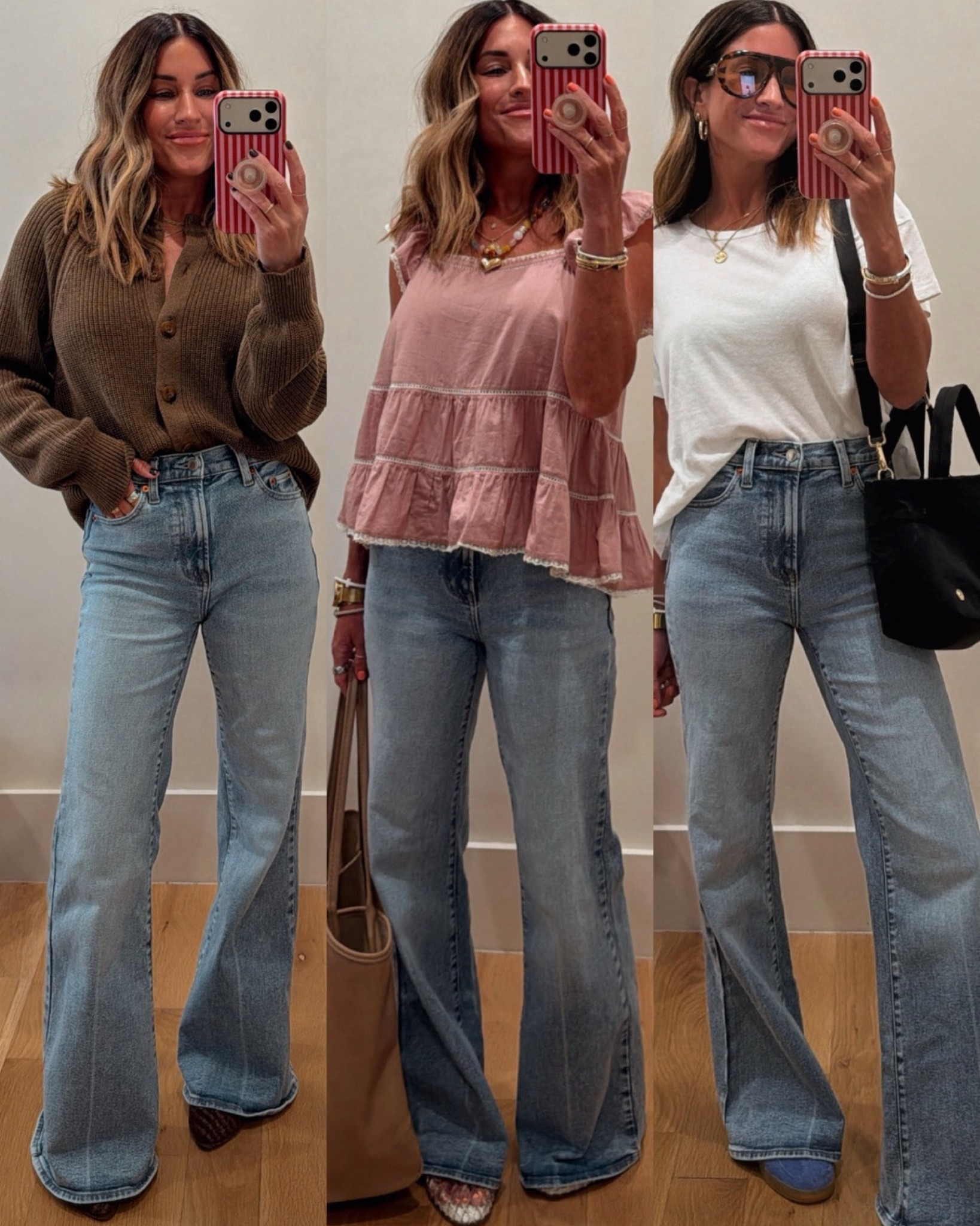 Jeans are on SALE for $28! So comfy and sooo flattering! Wearing the regular length!

#LTKootd #LTKgrwm #LTKSaleAlert