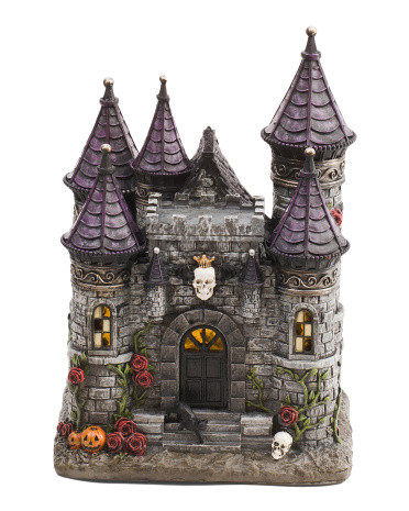 15in Haunted House Castle With Led Lighting And Sound | TJ Maxx