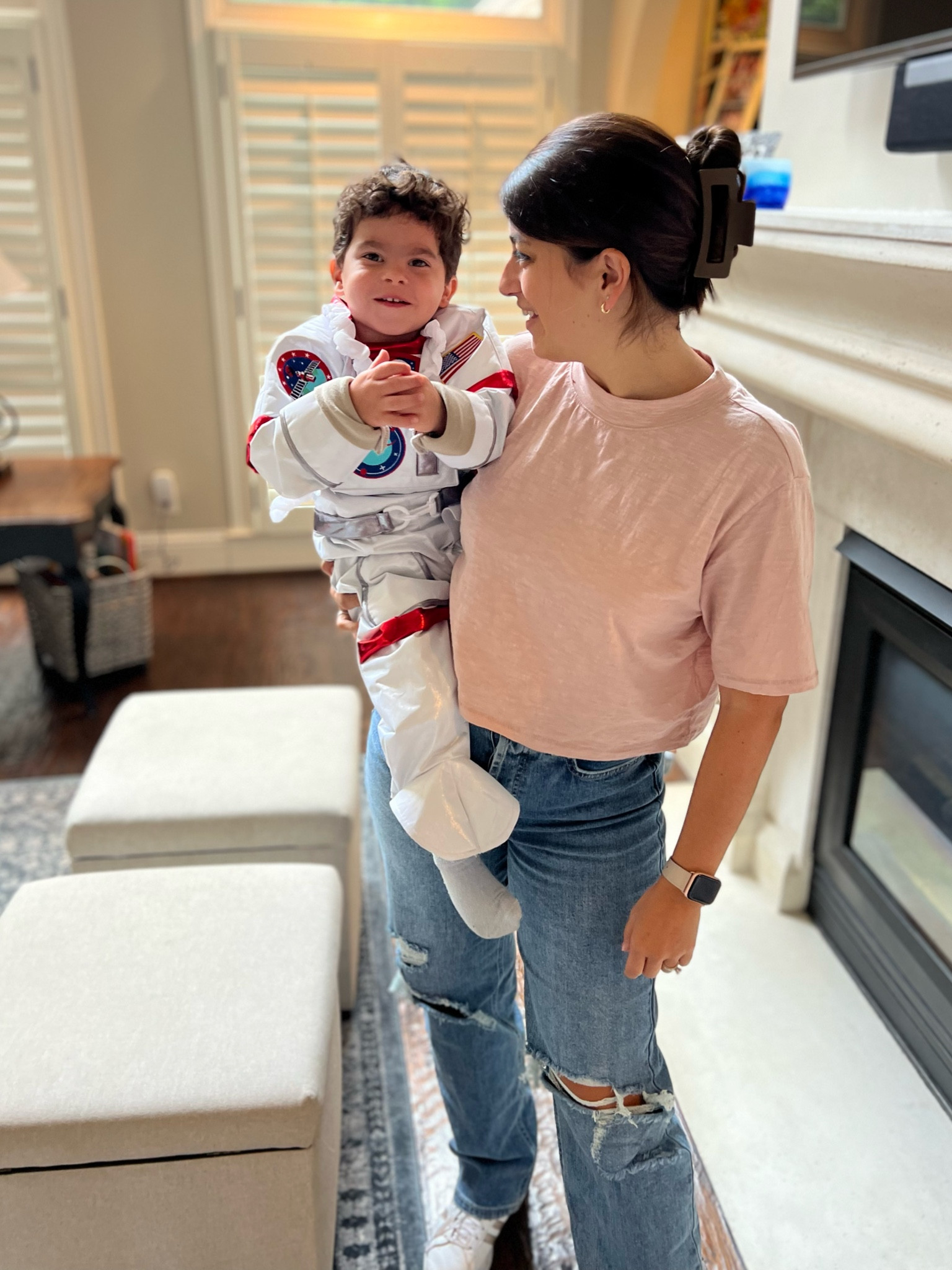 Me and my astronaut! Love these high rise jeans from Target! 

#LTKunder50 #LTKHalloween #LTKfamily