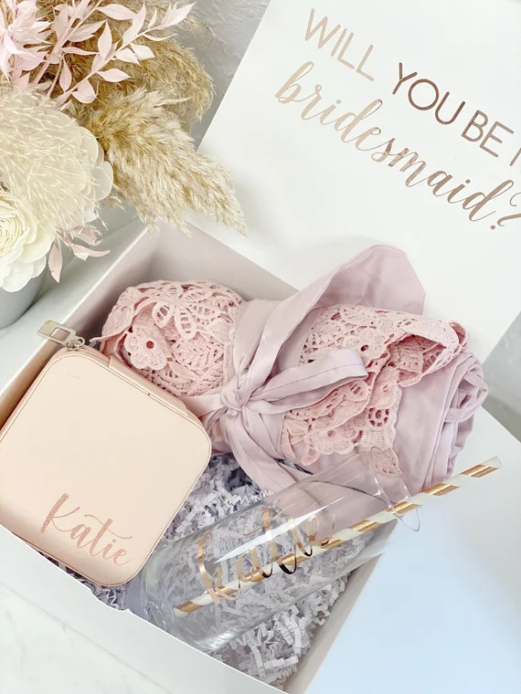 Bridesmaid Proposal Gift Box Personalized Bridesmaid - Etsy | Etsy (US)