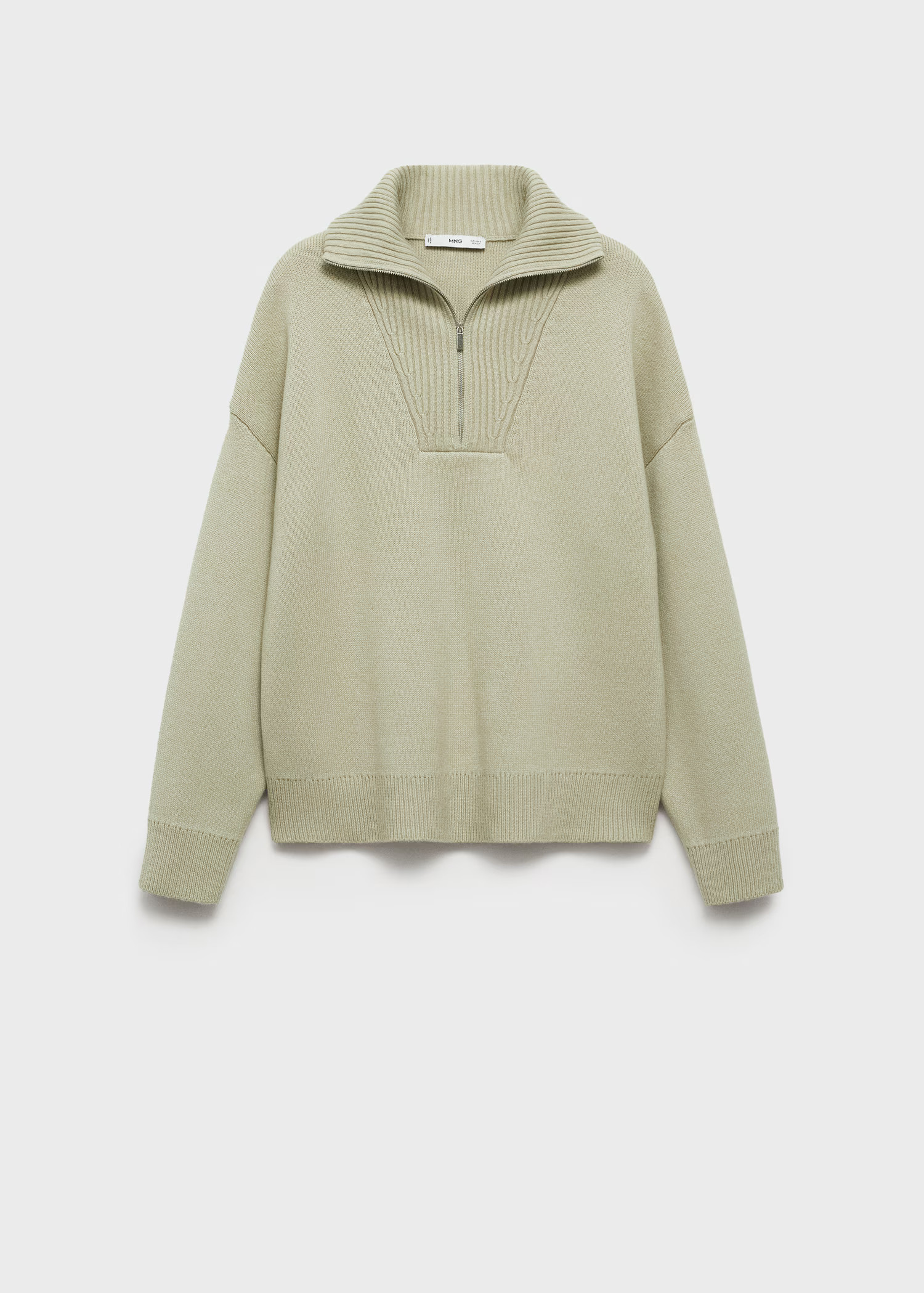 Wool-blend sweater with zipper - Women | MANGO USA | Mango (US/MX/AU)