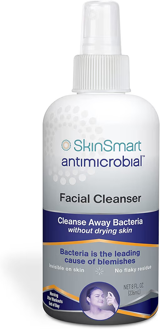 SkinSmart Antimicrobial Facial Cleanser for Breakouts & Blemishes; Hypochlorous Acid Formula Targ... | Amazon (US)