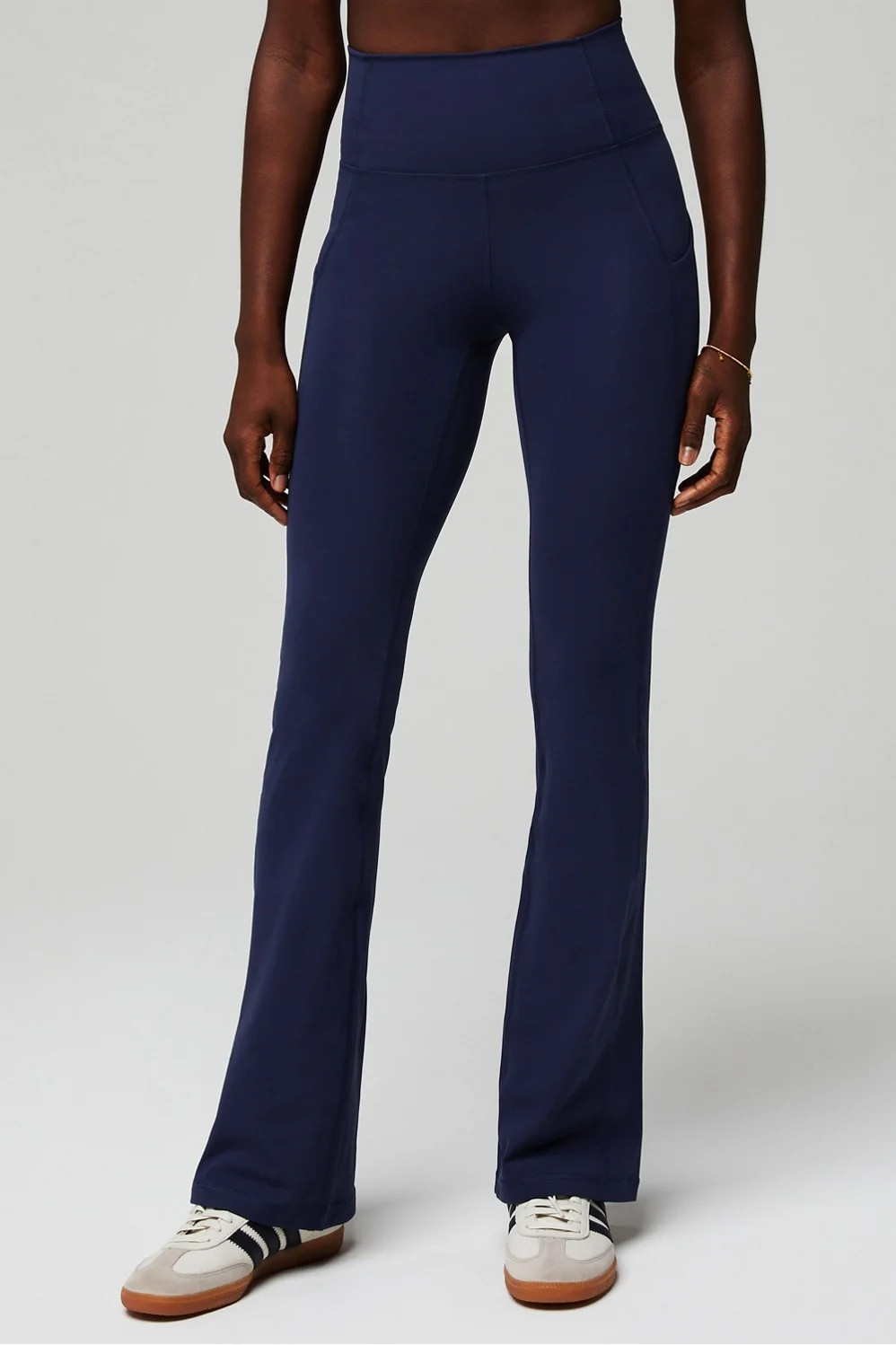 Oasis PureLuxe High-Waisted Pocketed Kick Flare | Fabletics - North America