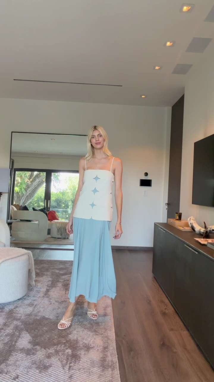 The straps on this dress are removable!🩵 

 #LTKStyleTip #LTKShoeCrush