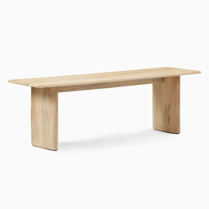 Anton Solid Wood Dining Bench (58"–106") | West Elm (US)