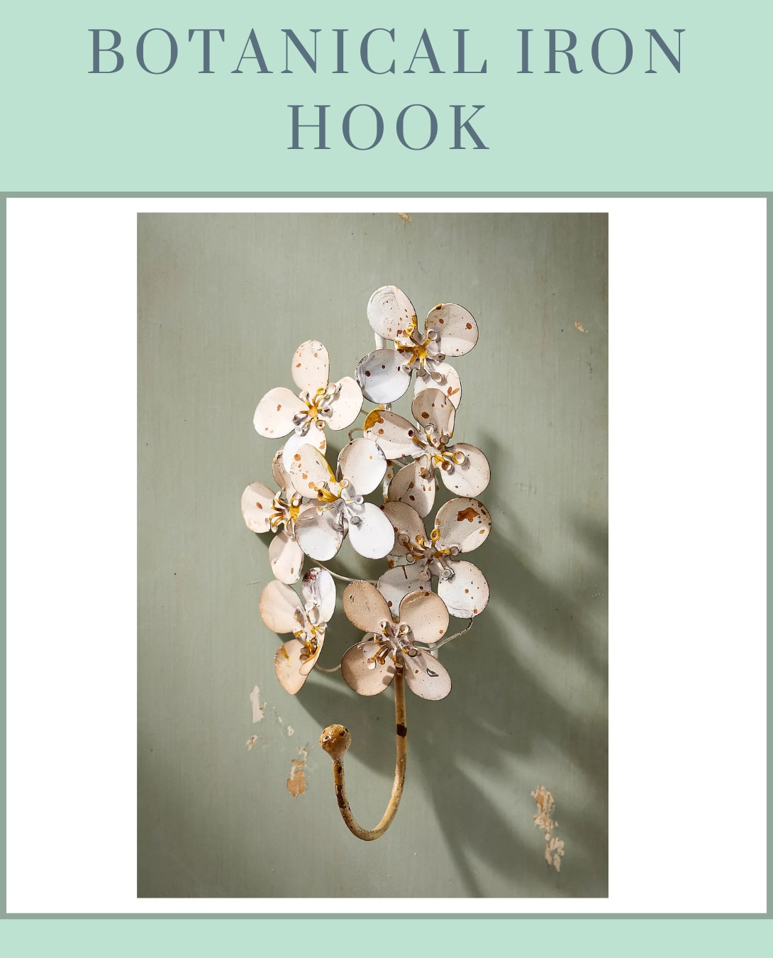 The **Botanical Iron Hook** from Anthropologie is a stunning blend of function and charm! Its nature-inspired design makes it perfect for adding a decorative yet practical touch to any space. 🌿✨ #AnthropologieHome #BotanicalDecor #ChicOrganization

#LTKSeasonal #LTKFindsUnder50 #LTKHome