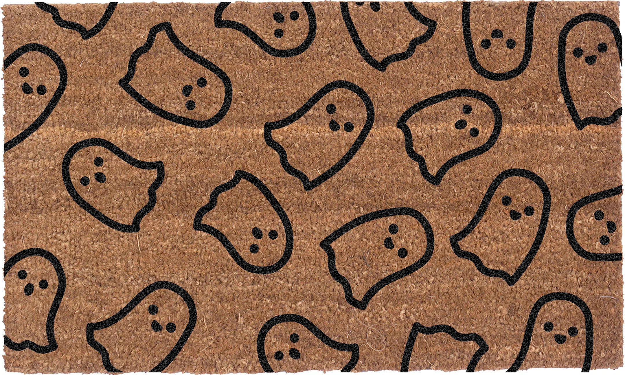 The Holiday Aisle® Dimitrious Halloween Ghost Non-Slip Outdoor Doormat & Reviews | Birch Lane | Birch Lane