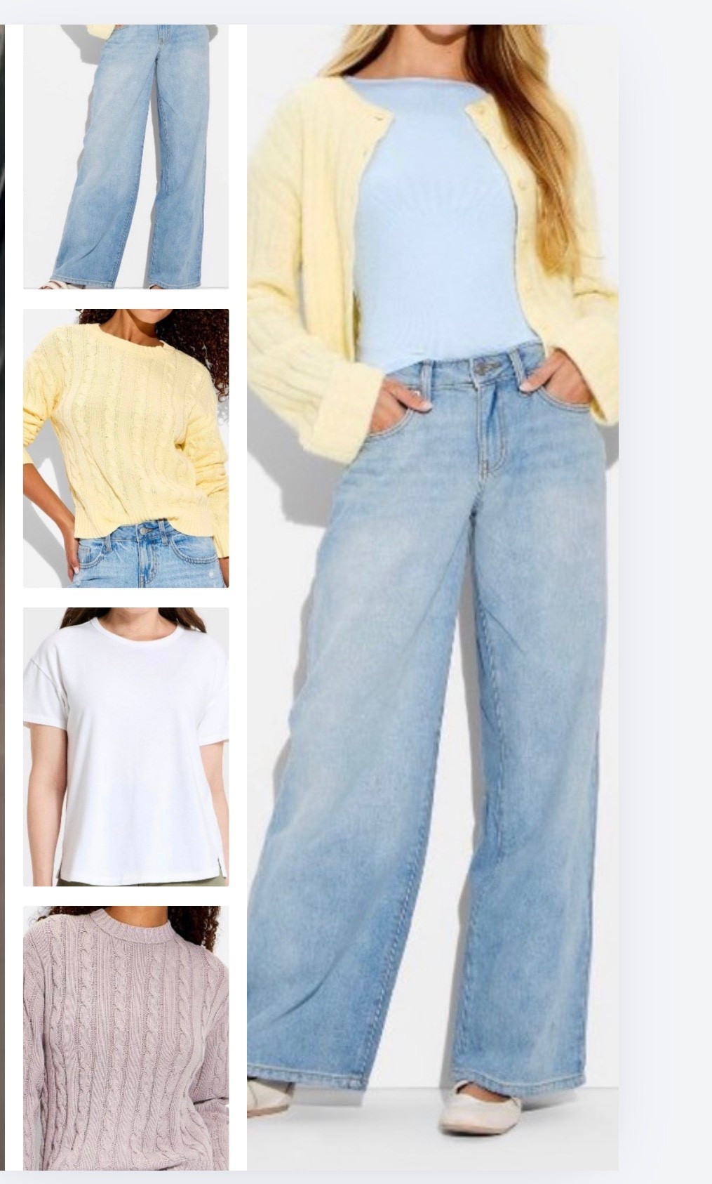 Can’t get enough of butter yellow this season! Sweaters now on sale!