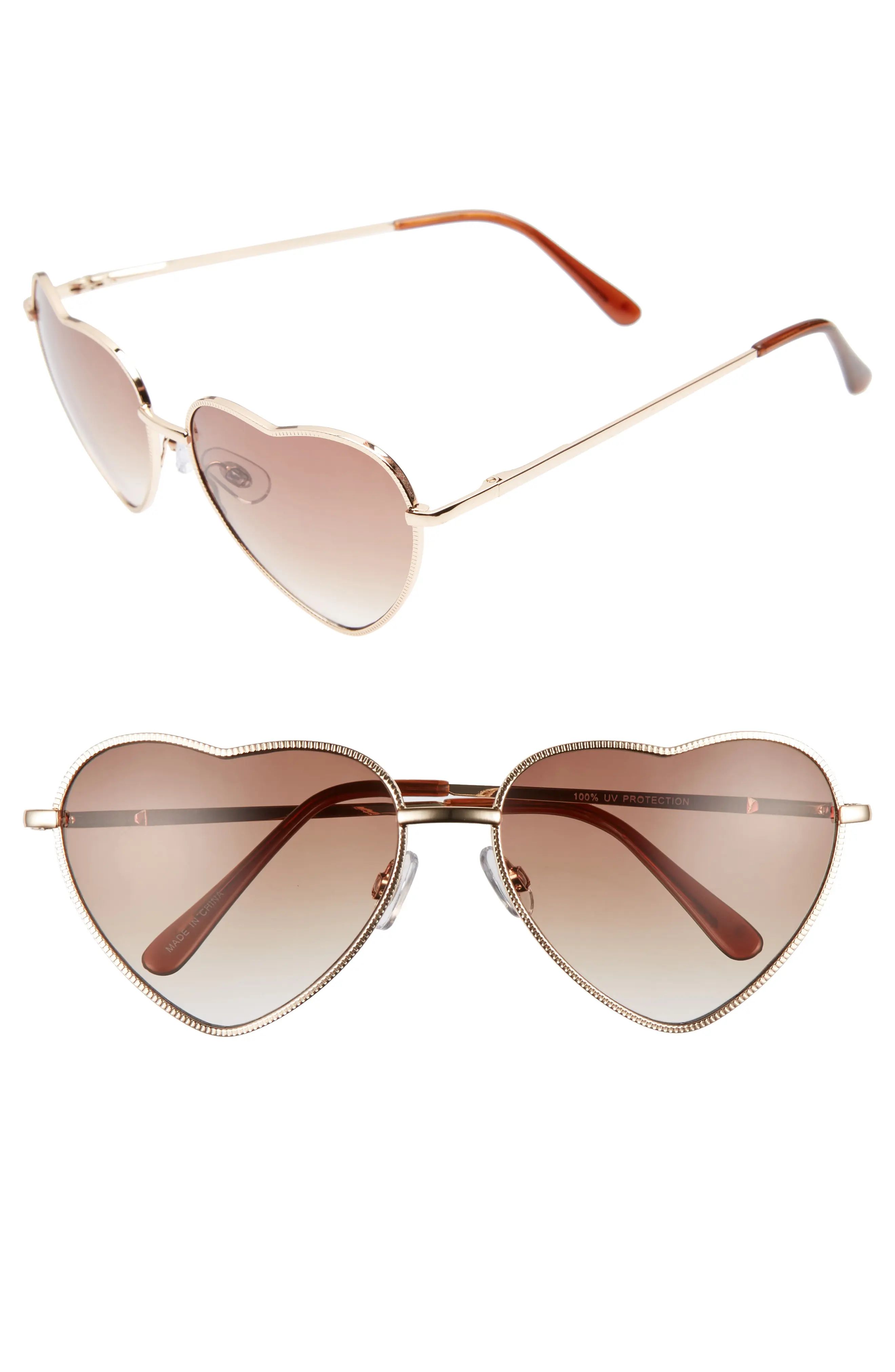 BP. Heart Shaped 58mm Sunglasses | Nordstrom