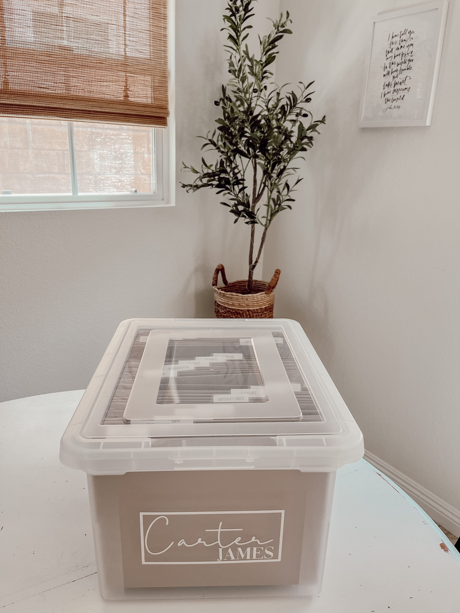 Kids memory/file box 🤍 

#LTKkids #LTKhome #LTKfamily