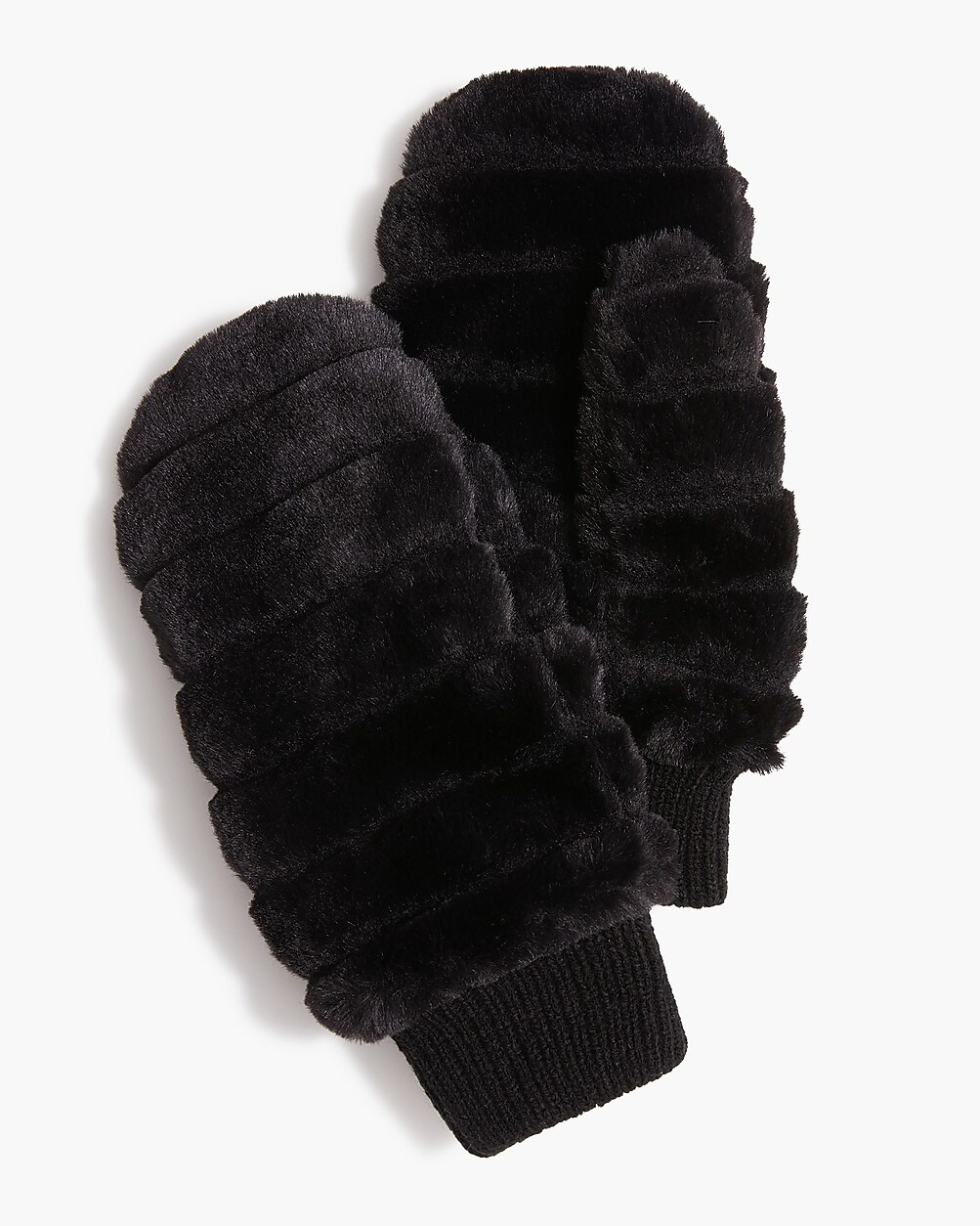 Faux-fur mittens | J.Crew Factory