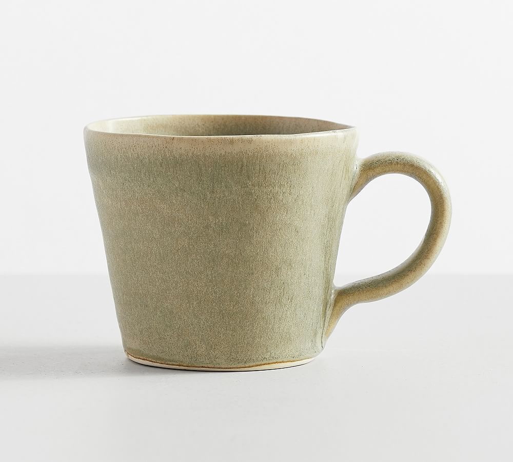 Larkin Reactive Glaze Stoneware Mugs | Pottery Barn (US)