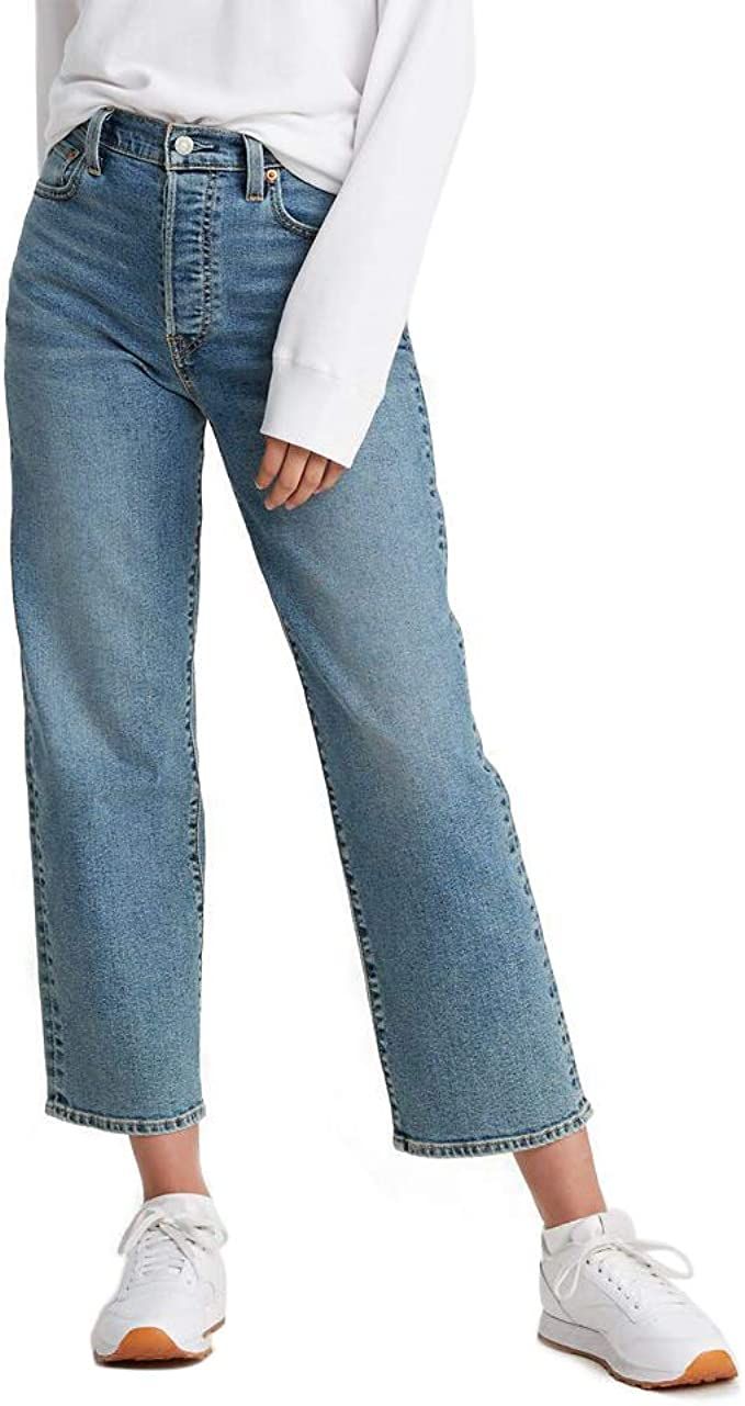 Levi's Women's Ribcage Straight Ankle Jeans | Amazon (US)