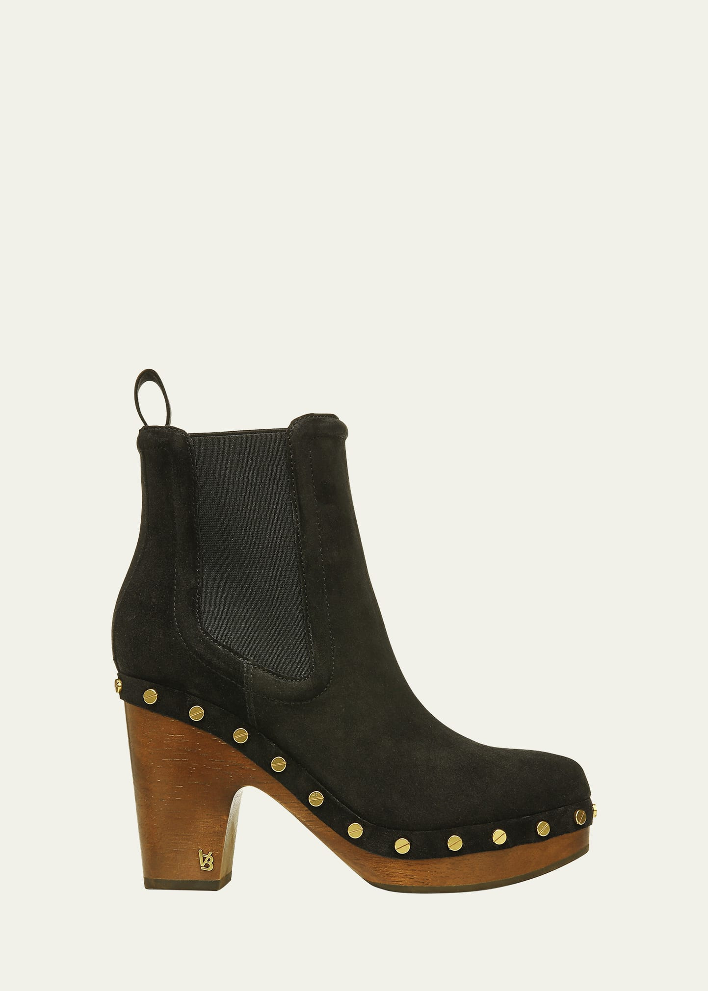 Veronica Beard Decker Suede Chelsea Clog Booties | Bergdorf Goodman