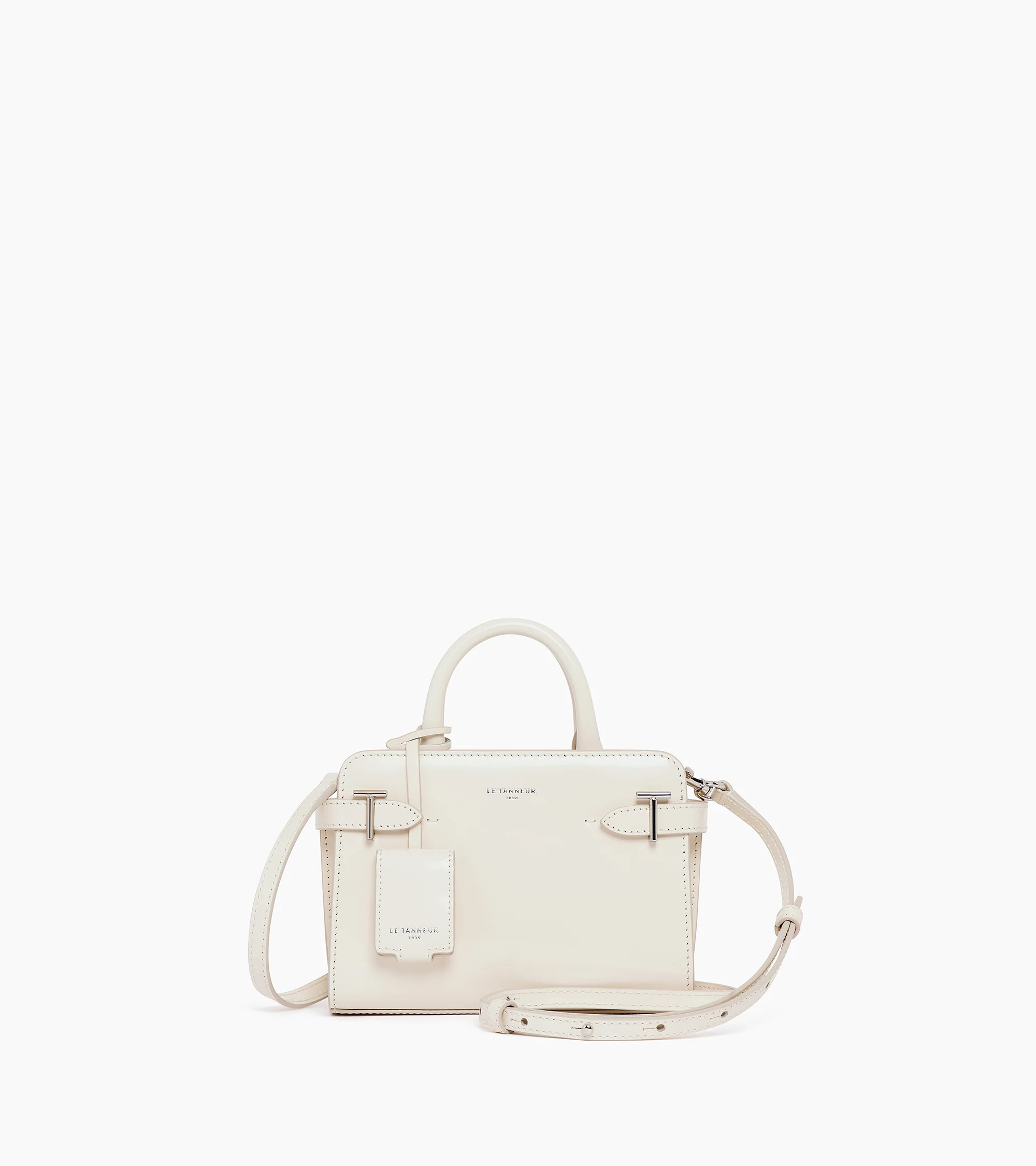 Emilie mini handbag in patent leather | Le Tanneur