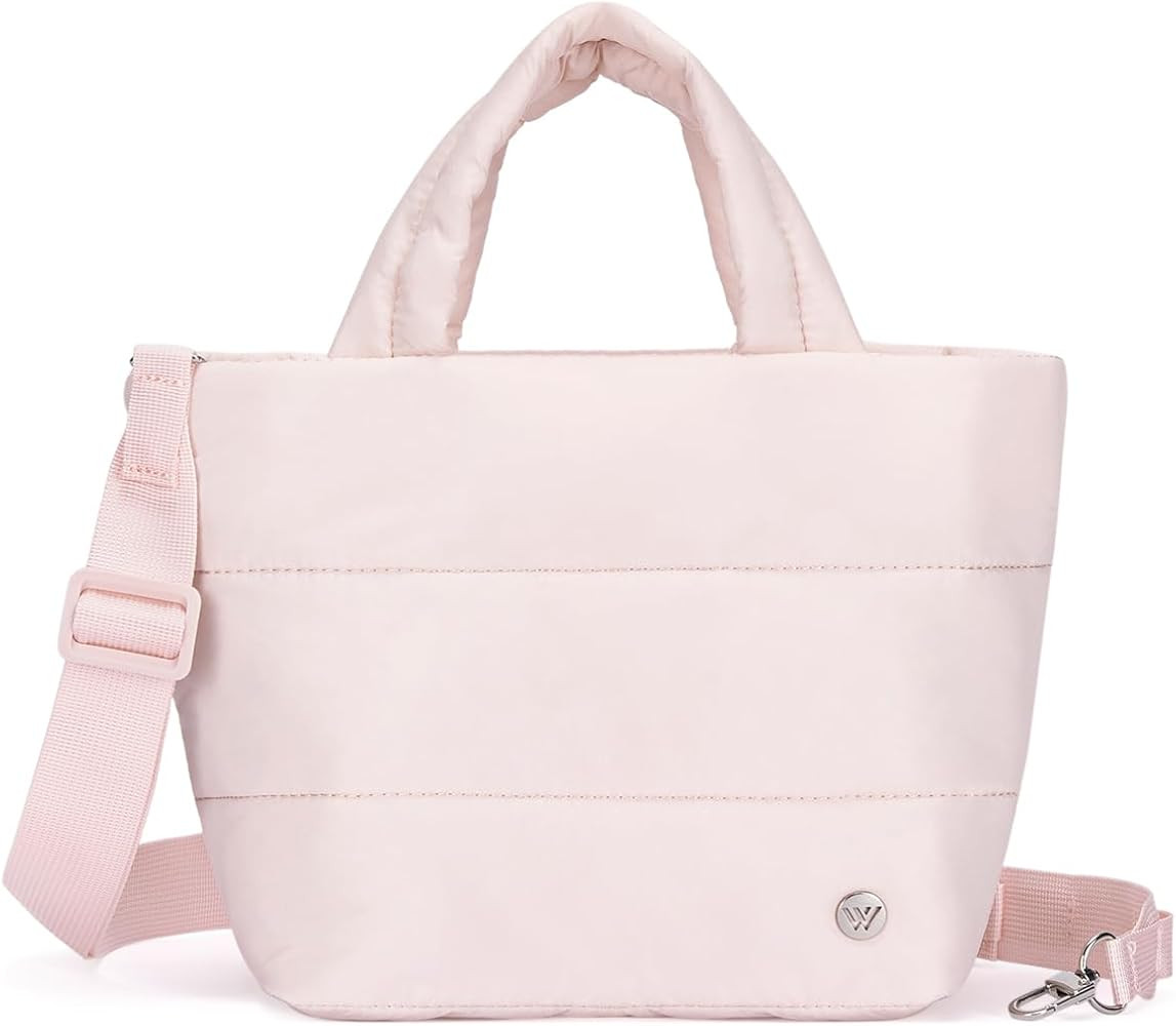 WESTBRONCO Mini Puffer Bag Quilted Crossbody Bags for Women Small Puffy Purse Nylon Shoulder Hand... | Amazon (US)