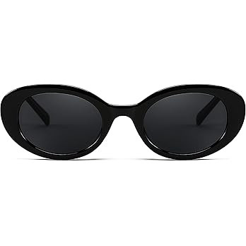 FEISEDY Sunglasses Womens, Retro Oval Cateye Sun Glasses Men, Small 90s Style B4128 | Amazon (US)