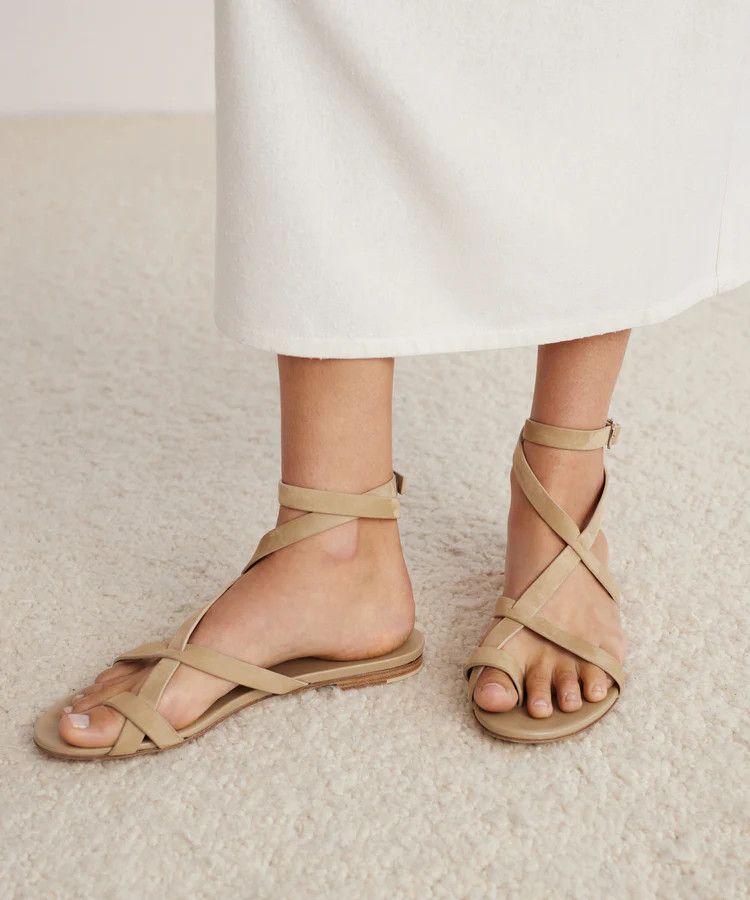 Oiled Leather Strappy Sandal | Jenni Kayne