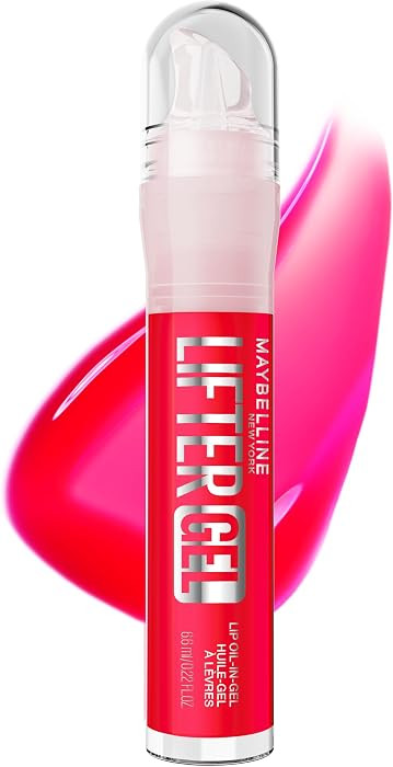 MAYBELLINE Lifter Oil-in-Gel Lip Gloss for Glassy, Bouncy Shine, Hydrating, Tinted Lip Balm and M... | Amazon (US)
