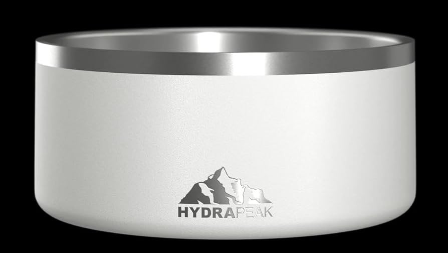Hydrapeak Dog Bowl; Non Slip Stainless Steel; Water and Food Dish; Large Sized and Small Dogs; 32... | Amazon (US)
