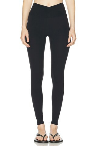 YEAR OF OURS Studio Sculpt Legging in Black | FWRD 