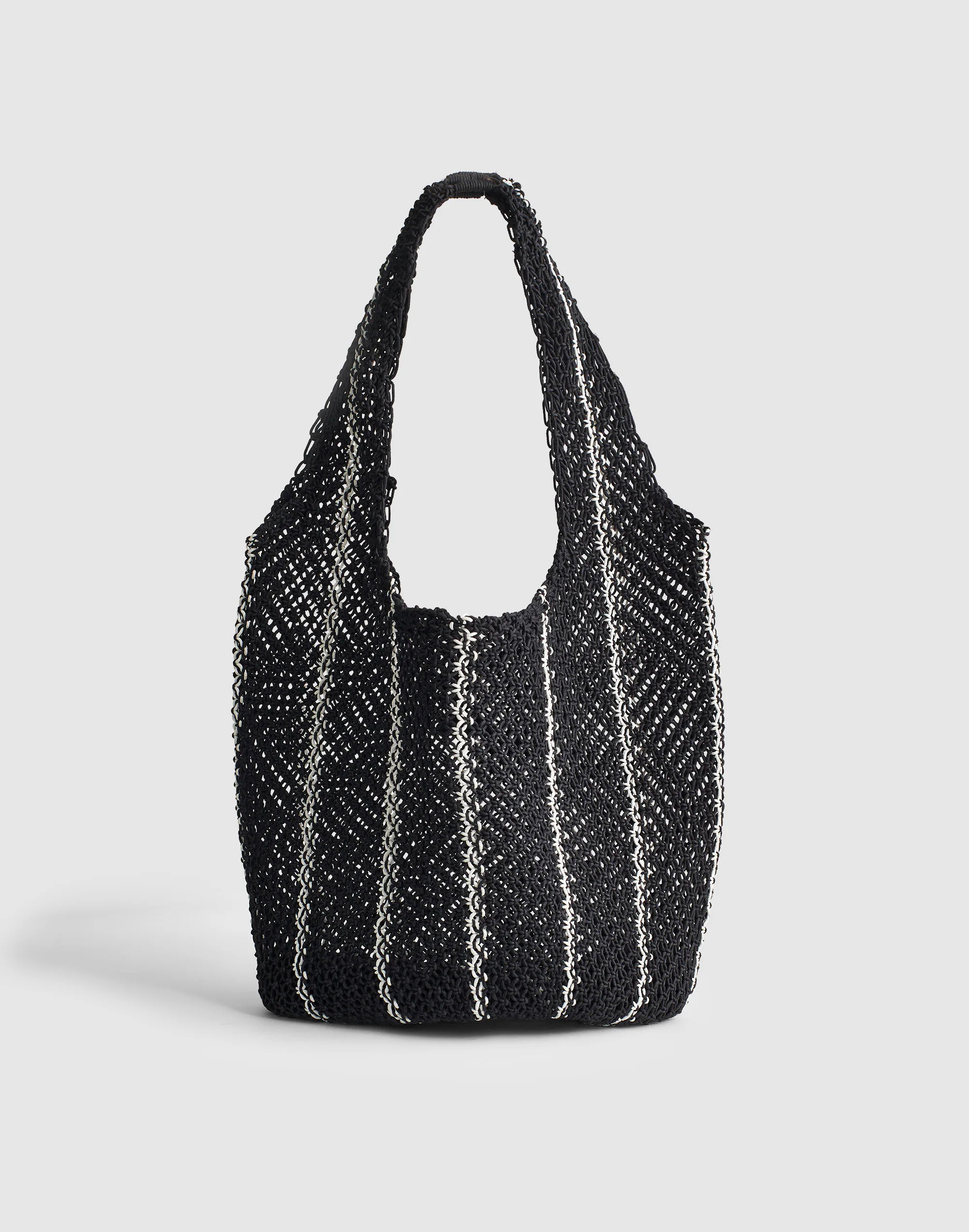The Curved Crochet Shoulder Bag | Madewell