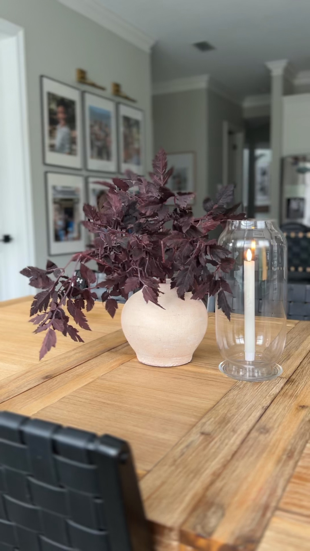 Picked this taper candle hurricane vase up today. Love it!! The stems are a AFLORAL plum dupe. 3 for $25 where one stem with afloral is $28. 👏🏽

Fall home | Studio McGee fall | target home | target fall decor | amazon home decor | fall florals 

#LTKSeasonal #LTKVideo #LTKHome