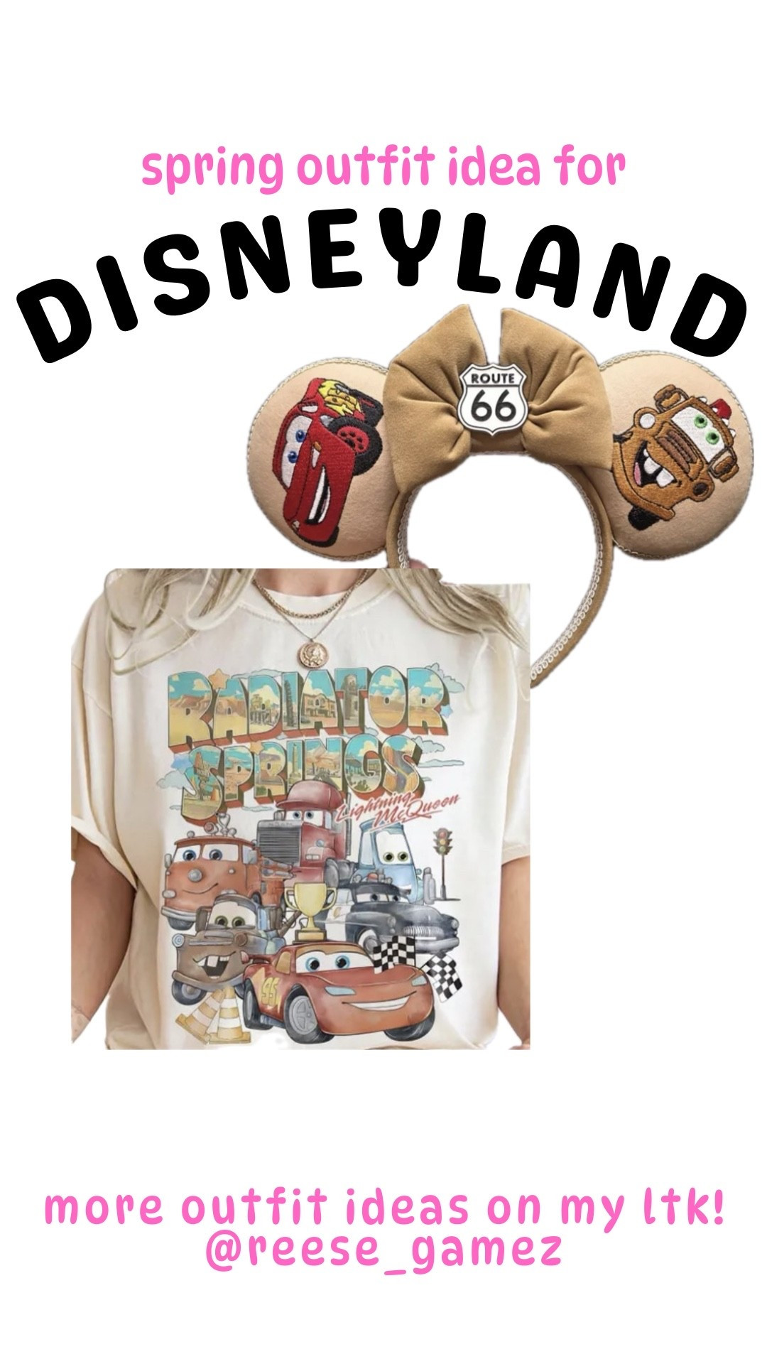 disney outfit, disneyland outfit, disney outfits, disneyland outfits, lightning mcqueen outfit, cars outfit, mickey ears, minnie ears

#LTKSeasonal #LTKTravel #LTKootd