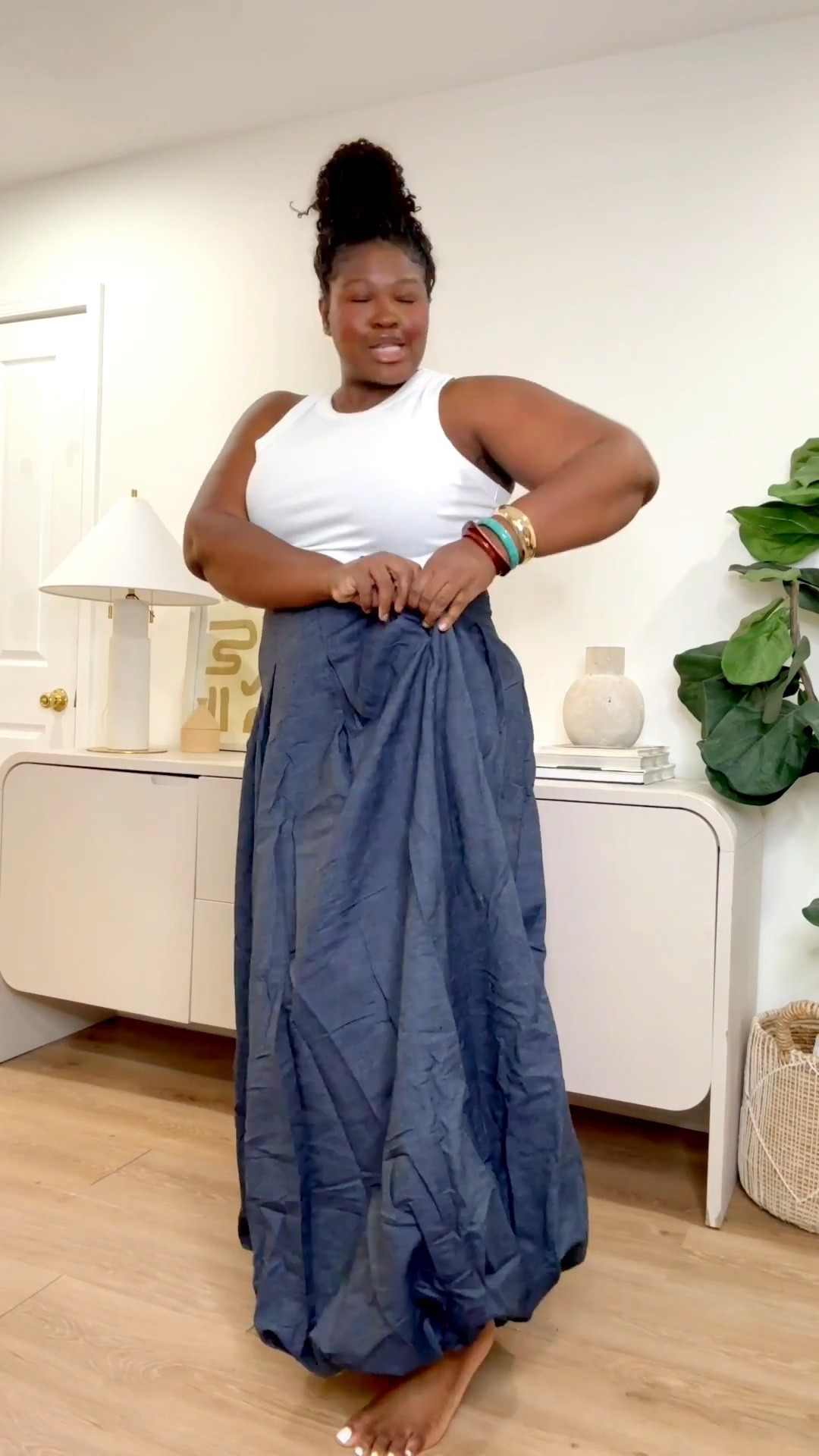 A new haul always feels like a little wardrobe refresh. I’m sharing pieces that made me feel confident, comfortable, and ready for everyday moments. The pants I’m wearing are size 16 from MOT The Label, a small Black-owned brand I love. I also linked a similar option from Eloquii because finding styles that fit and feel good matters. The floral dress is a size XXL and gives the perfect mix of comfort and color. plus size clothing haul, curvy fashion finds, size inclusive fashion, plus size outfit ideas, summer outfit inspiration, floral dress outfit, wide leg pants outfit, Black owned fashion brand, affordable plus size fashion, LTK outfit ideas

#LTKootd #LTKSeasonal #LTKMidsize