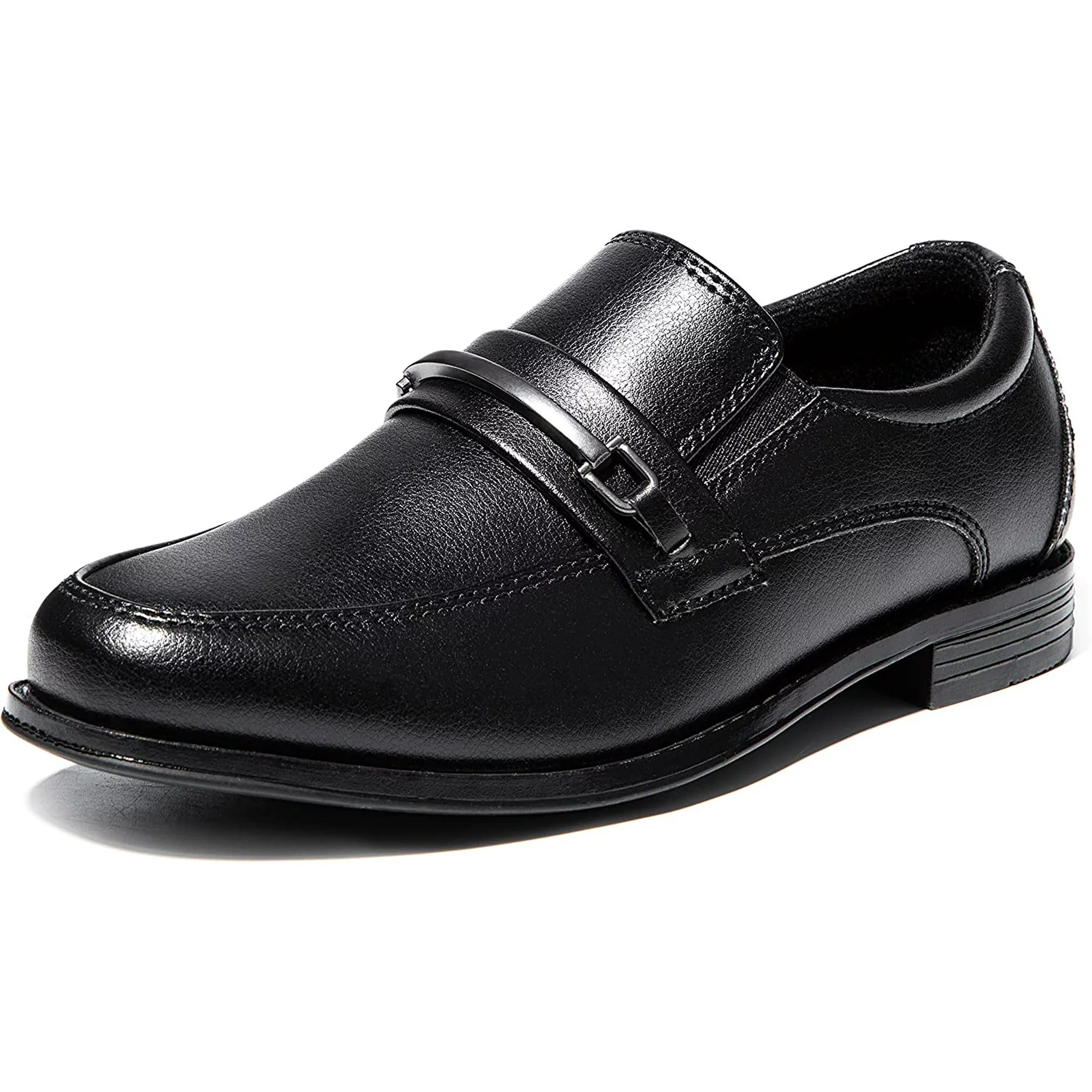 NCCB Boys Oxfords Dress Shoes Classic Slip On Formal Loafers Black 12 | Walmart (US)