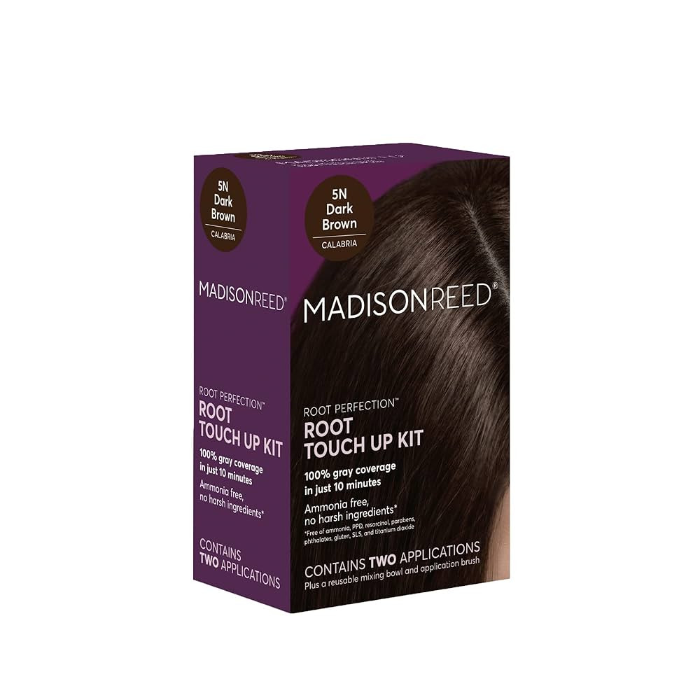 Madison Reed Root Perfection Permanent Root Touch Up, Dark Brown 5N Calabria, 10 Minutes for 100%... | Amazon (US)