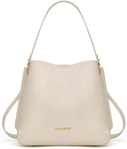 Montana West Medium Hobo Purse for Women Bucket Shoulder Bag with Crossbody Strap | Amazon (US)