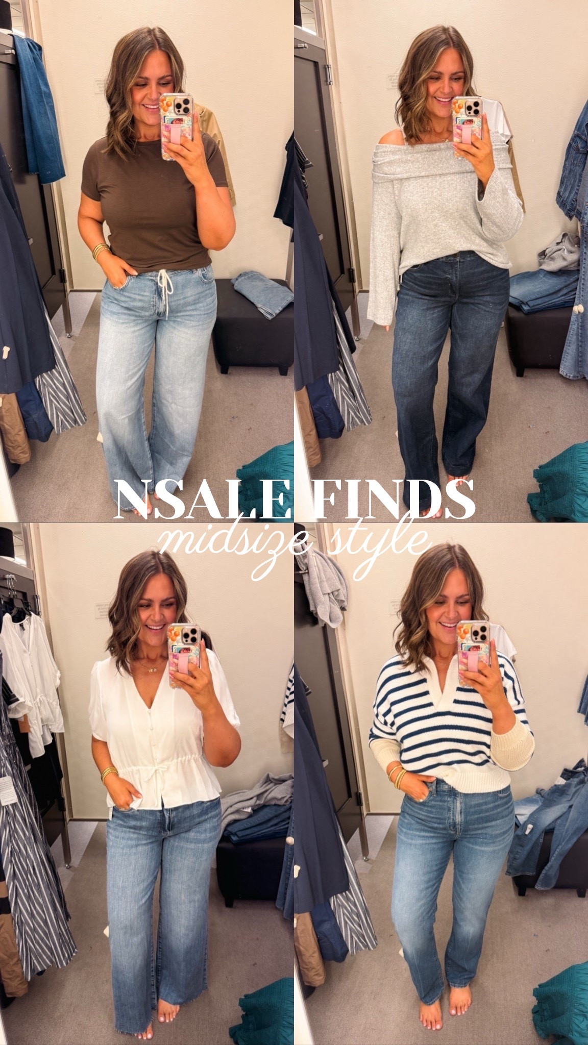Nordstrom sale finds

Top left, large shirt & jeans 31
Top right, medium sweater & jeans 12
Bottom left, medium top & jeans 12
Bottom right, large sweater & jeans 31

nordstrom, nordstrom anniversary sale, NSALE, NSALE finds, nordstrom sale, sale alert, sale finds, mom, midsize, midsize style, Courtney Hamilton, California

#LTKFindsUnder100 #LTKSaleAlert #LTKMidsize