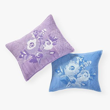 LoveShackFancy Damask Floral Pillow | Pottery Barn Teen