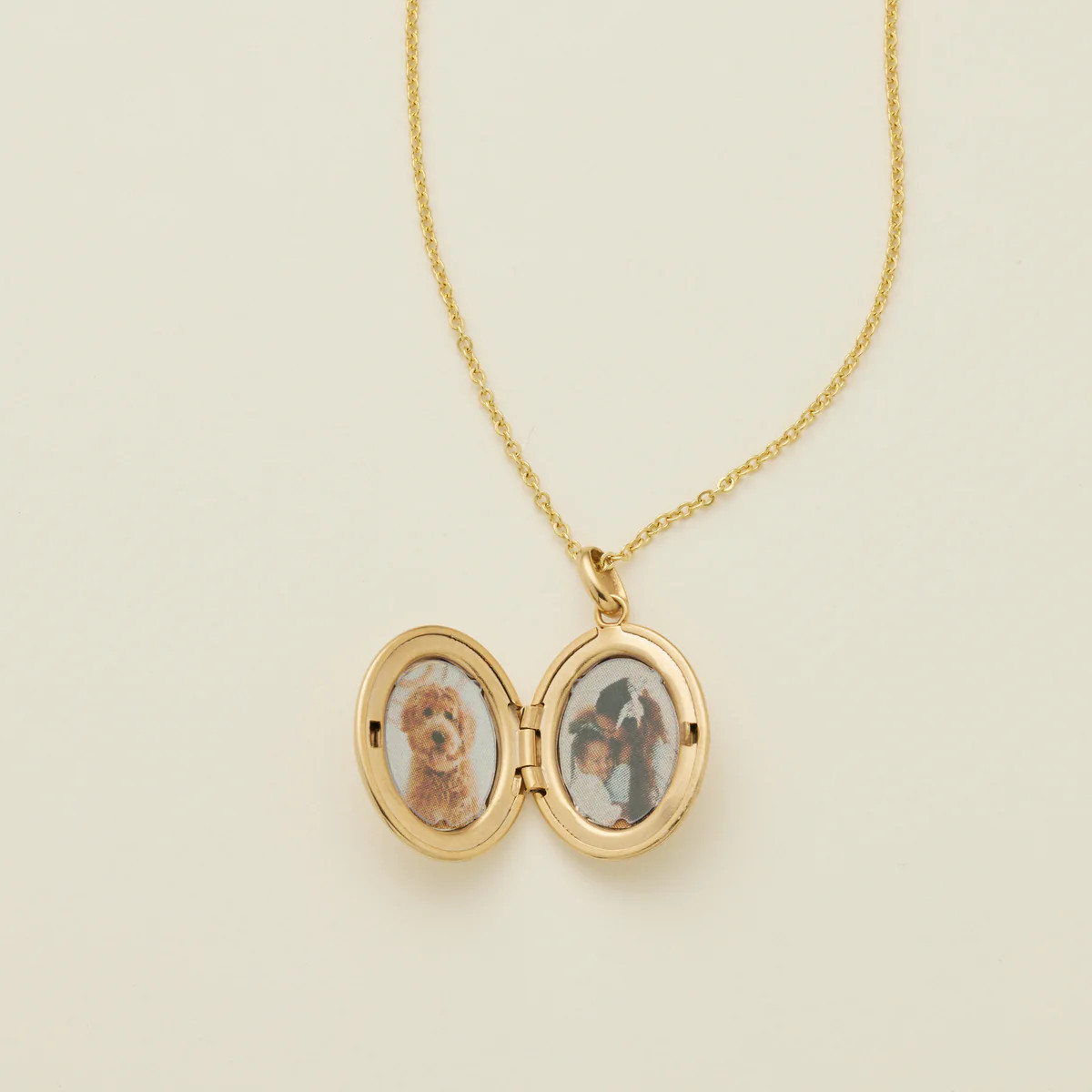 Mini Oval Locket Necklace | Made by Mary (US)
