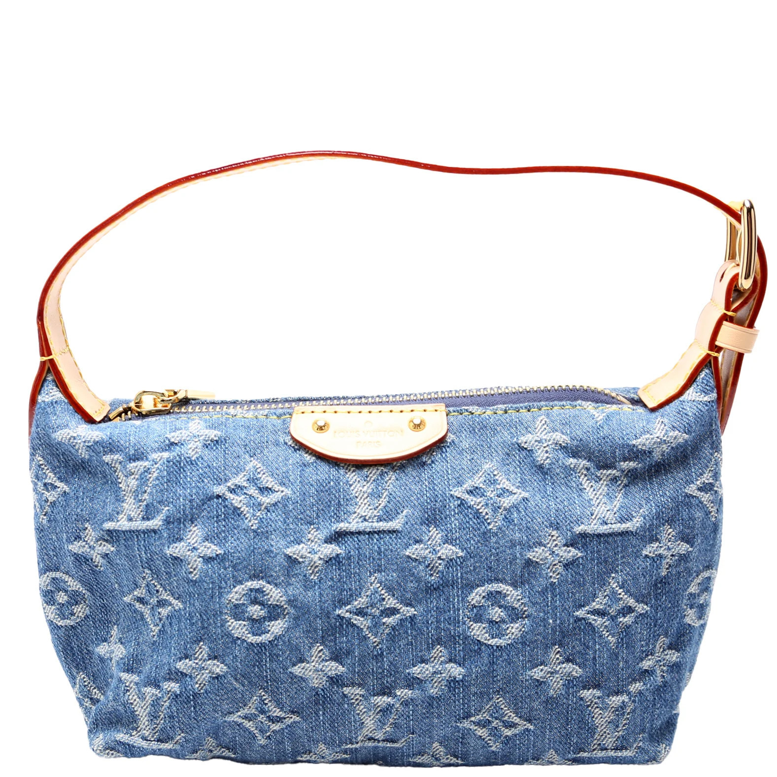 Hills Pochette Denim | Keeks Designer Handbags
