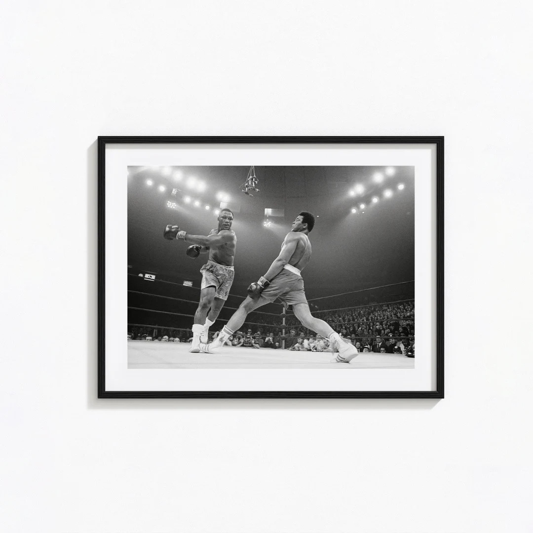 Muhammad Ali vs Joe Frazier Print, Muhammad Ali Black and White Wall Art, Vintage Print, Photogra... | Etsy (US)