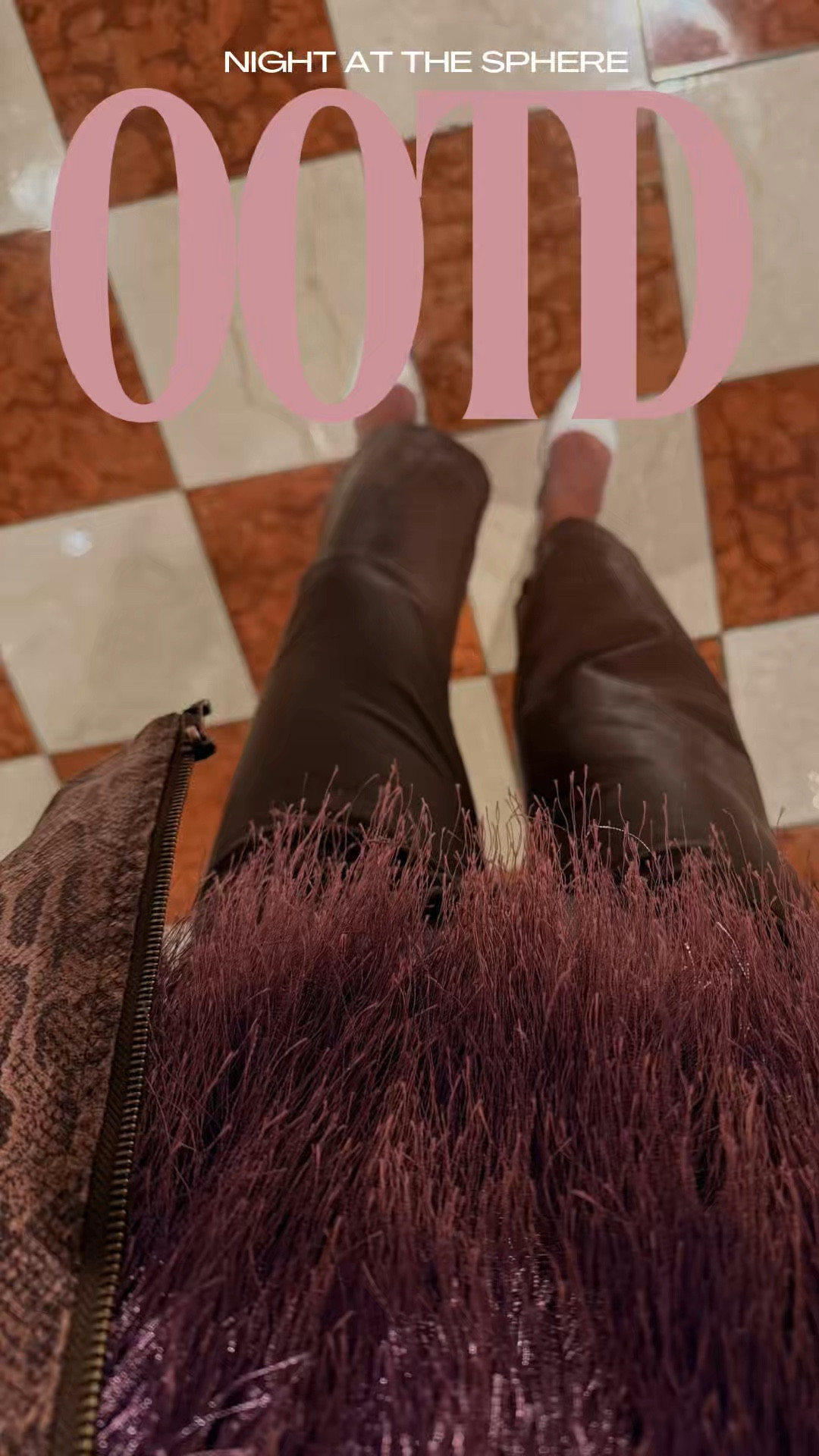 Las Vegas | leather pants | snakeskin | night out | date night | GNO | leather jacket | brown | weekend | ootd | heels | weekend | fringe @Revolve @Zara 

#LTKFestival #LTKootd #LTKTravel