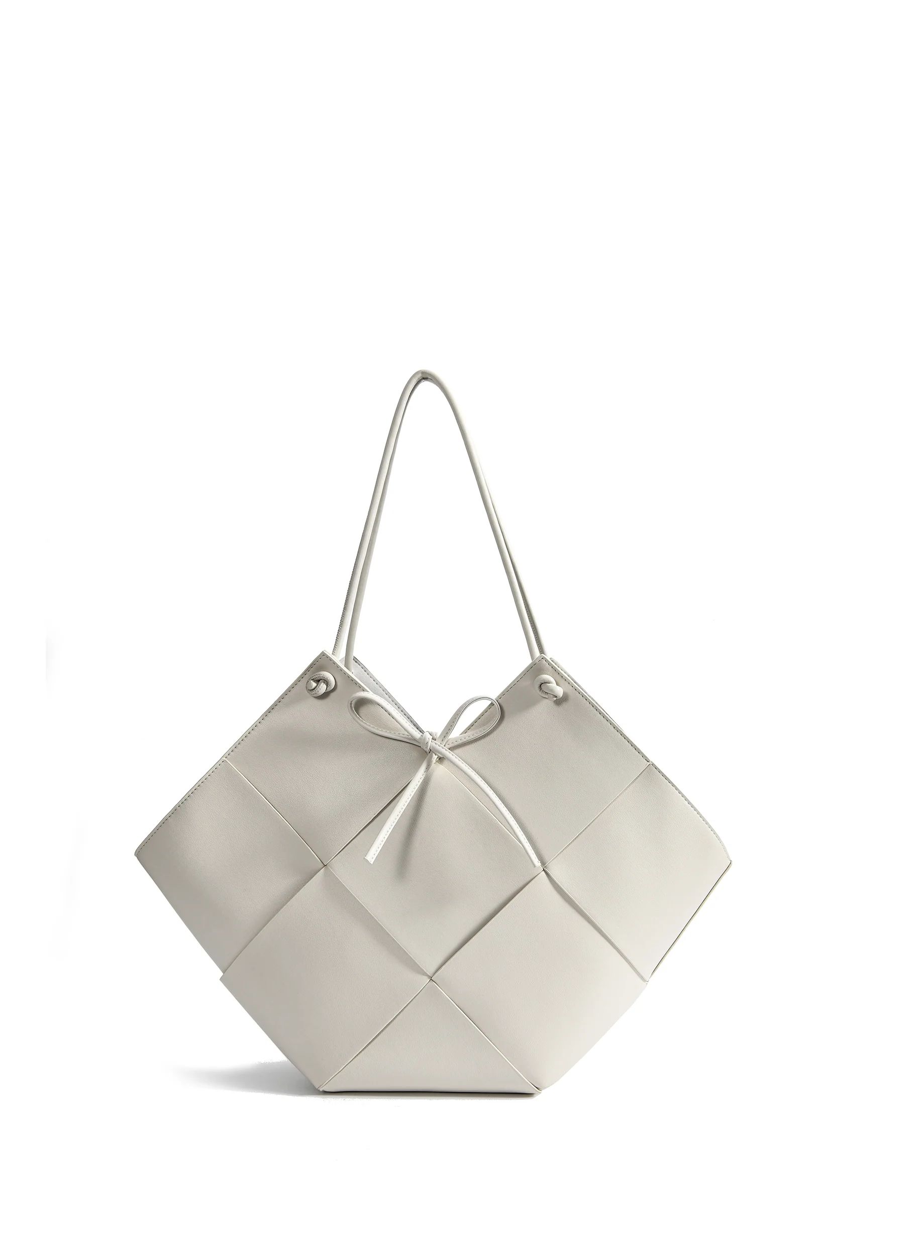 Taylor Contexture Leather Bag, Off White | Bob Ore Blue Collection