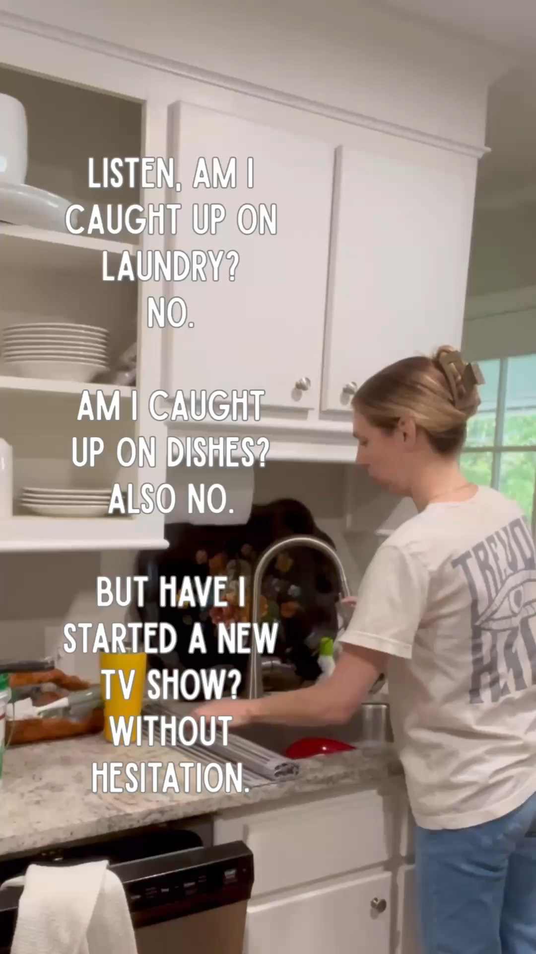 The laundry is judging me. The dishes are multiplying. And somehow I still started another show. 🤷‍♀️

Please tell me I’m not the only one with a never-ending to-do list and a talent for procrastinating the important stuff. 😂

#MomLife
#RelatableMom
#MillennialMom
#MomHumor
#ThriftyWithBrittany

#LTKdayinmylife #LTKmomlife #LTKstorytime