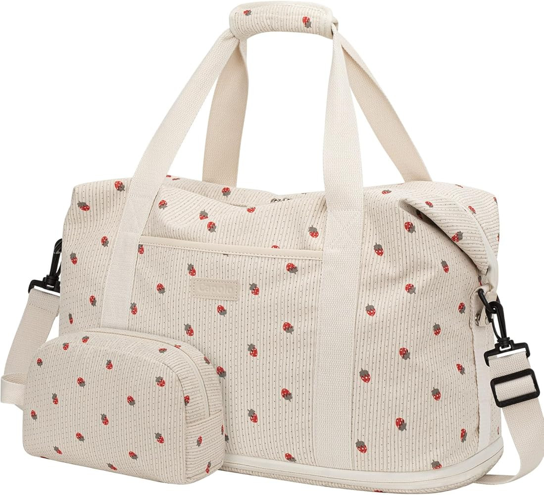 Expandable Travel Duffle Bags Weekender Overnight Bags for Women Men Hospital Bag for Women Labor... | Amazon (US)