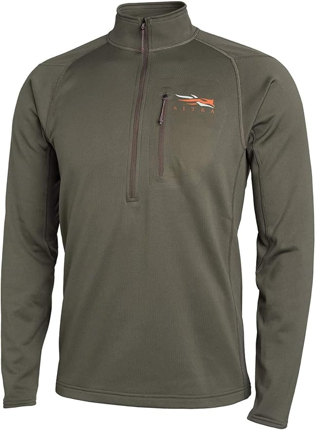 SITKA Gear Men's Core Midweight Zip-T Long Sleeve Hunting Shirt | Amazon (US)