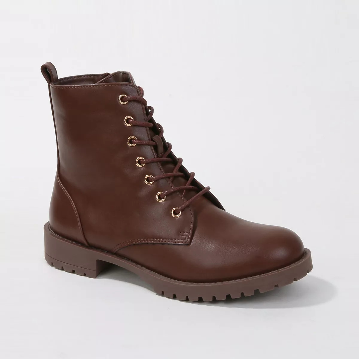 Berness Women's Phillina Lace-Up Rugged Sole Combat Boots | Target