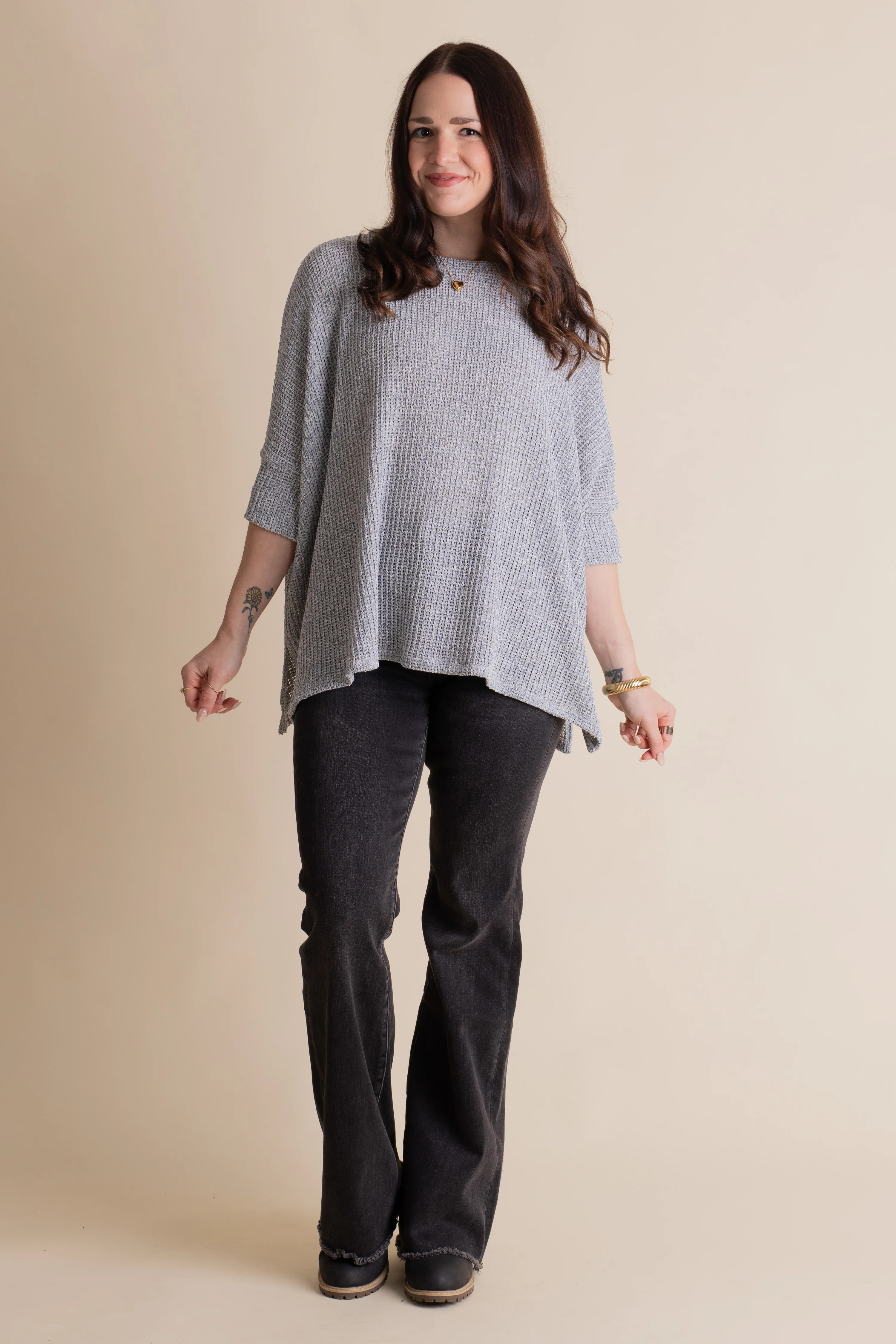 Maizy Girl Waffle Knit Sweater | Nellie Mae