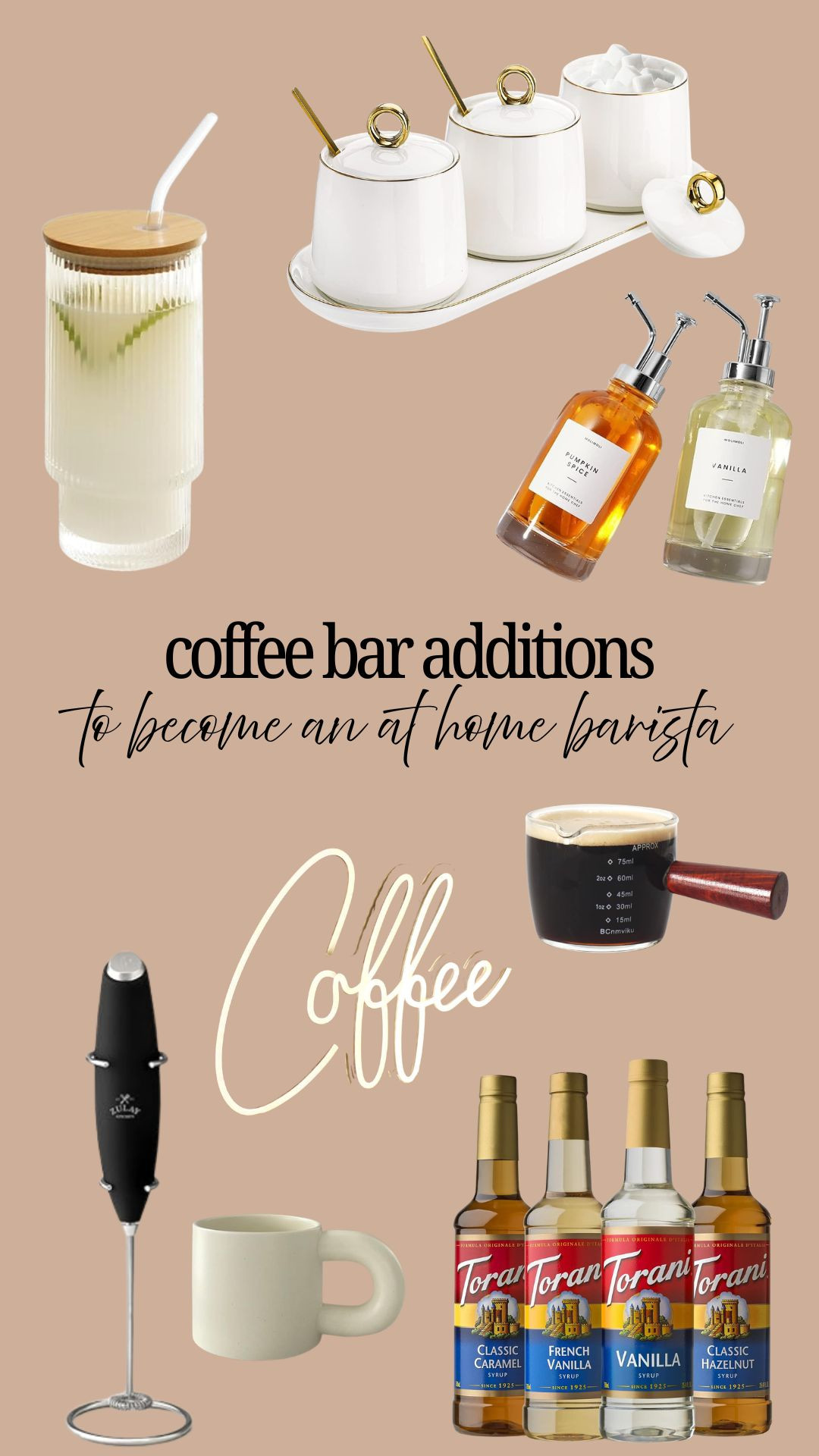 your guide for the perfect at-home coffee bar ☕️


#LTKhome #coffeebar #kitchenkinds #barista 

 
