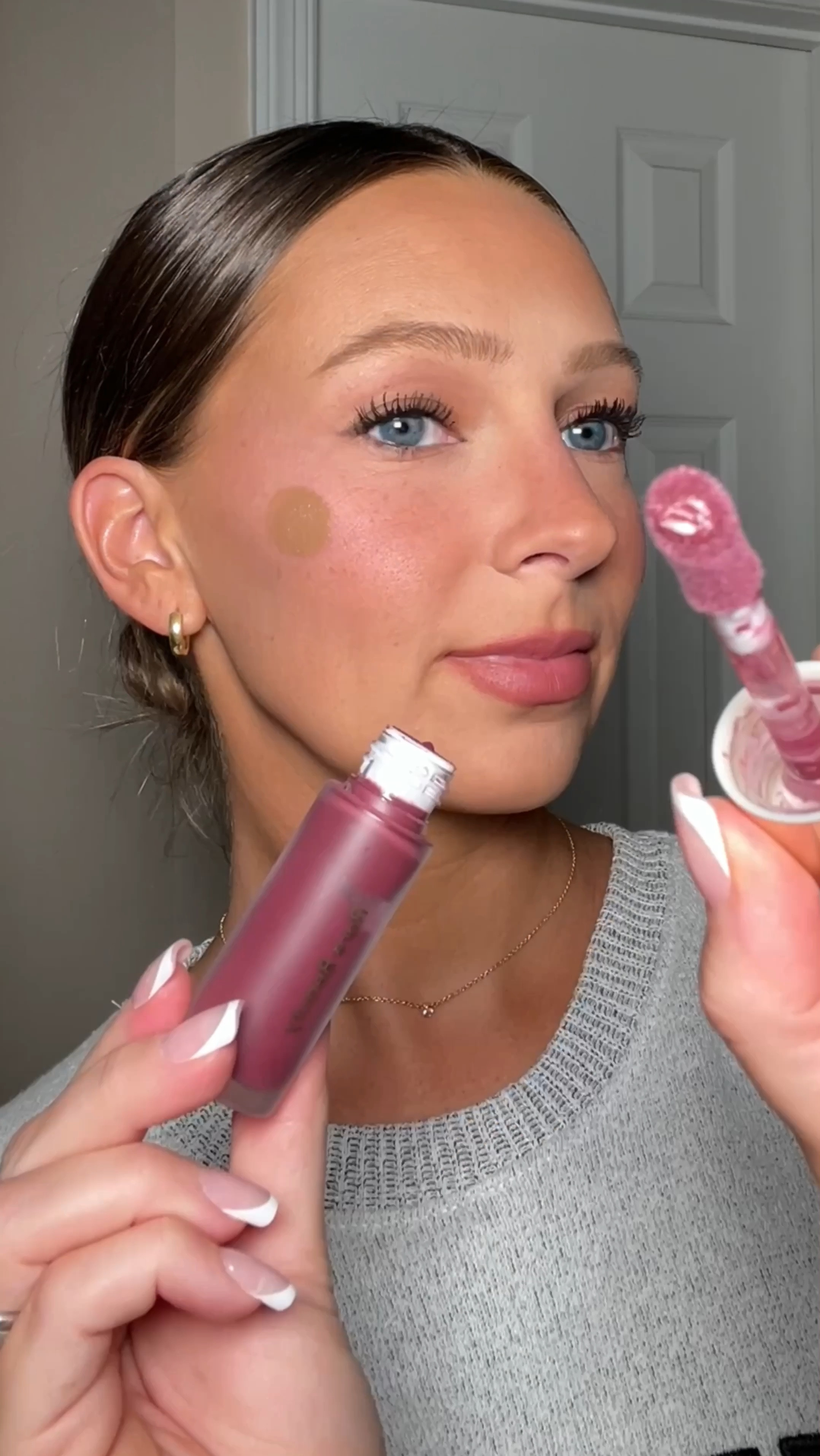 BLUEBERRY PIE BLUSH🥧🫐 rare beauty bronzer shade happy sol and blush shade faith 

#LTKVideo #LTKBeauty #LTKFindsUnder50