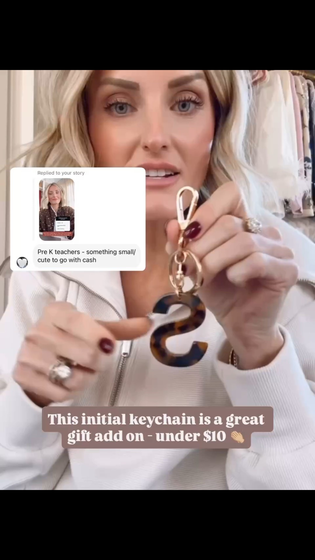 This acrylic tortoise keychain is a great stocking stuffer or a great add on to any gift! It’s an Amazon find!

Loverly Grey, Amazon, stocking stuffer, initial key chain, teacher gift ideas 

#LTKGiftGuide