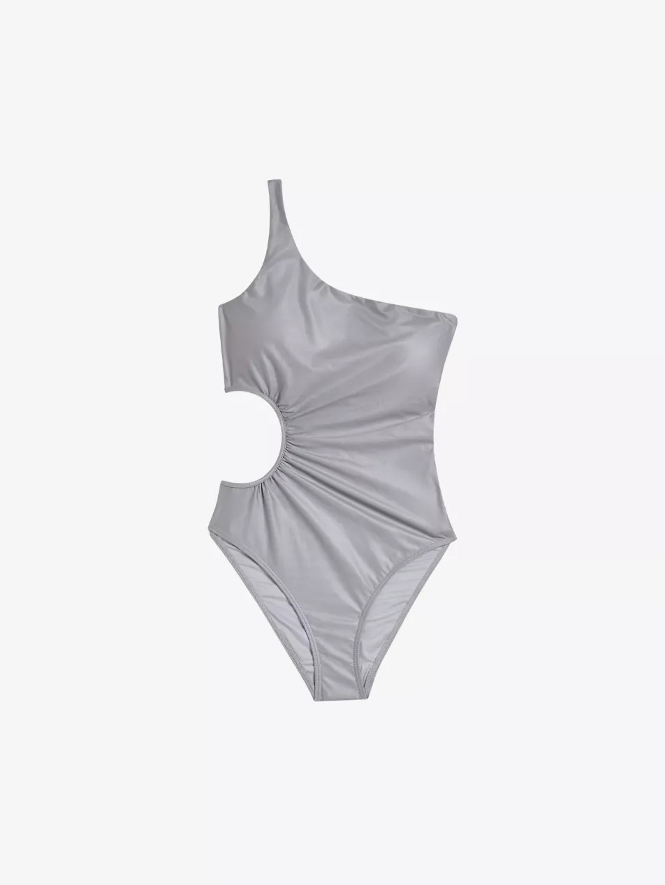 Vanela one-shoulder cut-out swimsuit | Selfridges