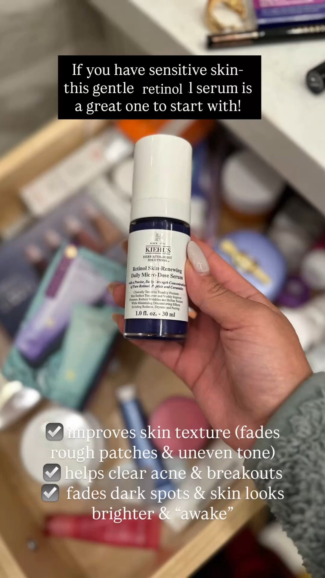 Gentle retinol serum. Kiehl’s skincare.  Retinol skincare. Kiehl’s skincare beauty. Ulta beauty. Mature skincare. Kiehl’s skincare on sale. Retinol based serum. Anti-wrinkle skincare. Firming and lifting skincare routine. Skin renewing daily micro dose serum with retinol. Kiehl’s morning and evening skincare routine. Dermatologist recommended. Nordstrom sale. Beauty sale. Skincare sets on sale. Skincare gifts. Skincare junkies gift inspo. Ulta skincare. Beauty on sale. Sephora sale. 

#LTKBeauty #LTKOver40 #LTKSaleAlert

#LTKOver40 #LTKTravel #LTKBeauty

#LTKOver40 #LTKselfcare #LTKgrwm

#LTKgrwm #LTKootd #LTKBeauty